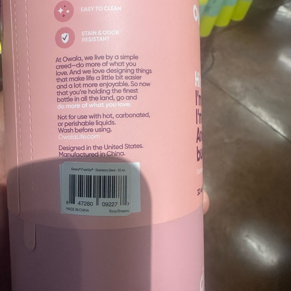 Owala Rosy Dreams 32oz Whole Foods Exclusive BRAND NEW!!! - Picture 6 of 8